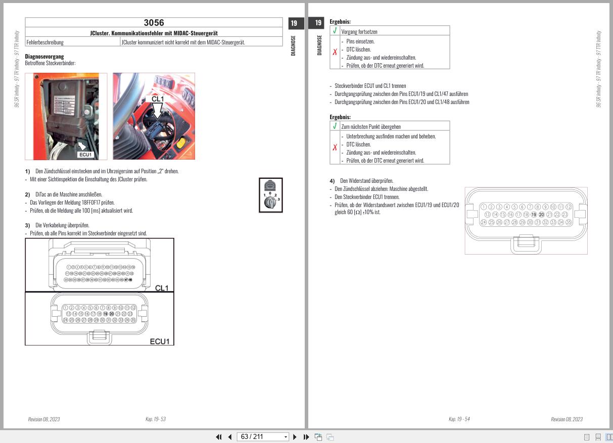Antonio Carraro Tractor Series 97 TR7600 Infinity Diagnostic Workshop Manual 47307232 DE (2)