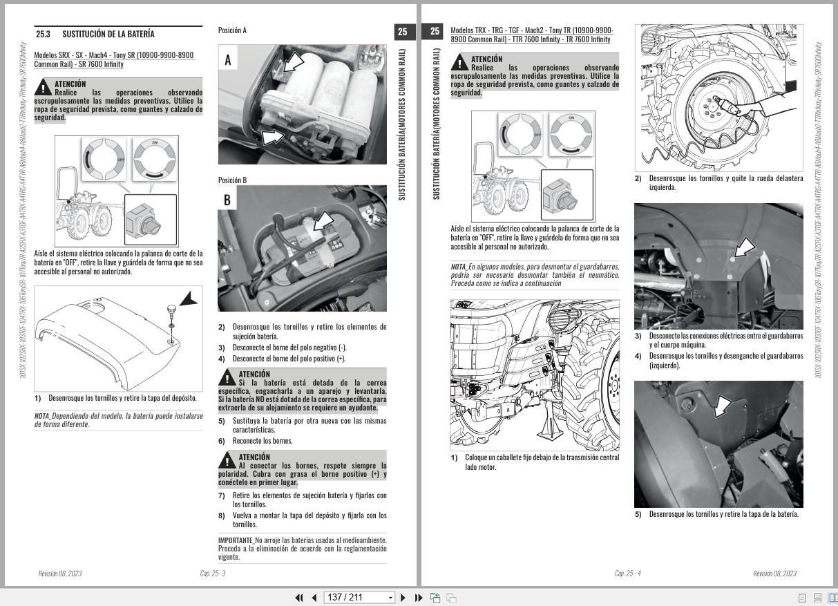 Antonio Carraro Tractor Series 97 TR7600 Infinity Diagnostic Workshop Manual 47307234 ES (3)