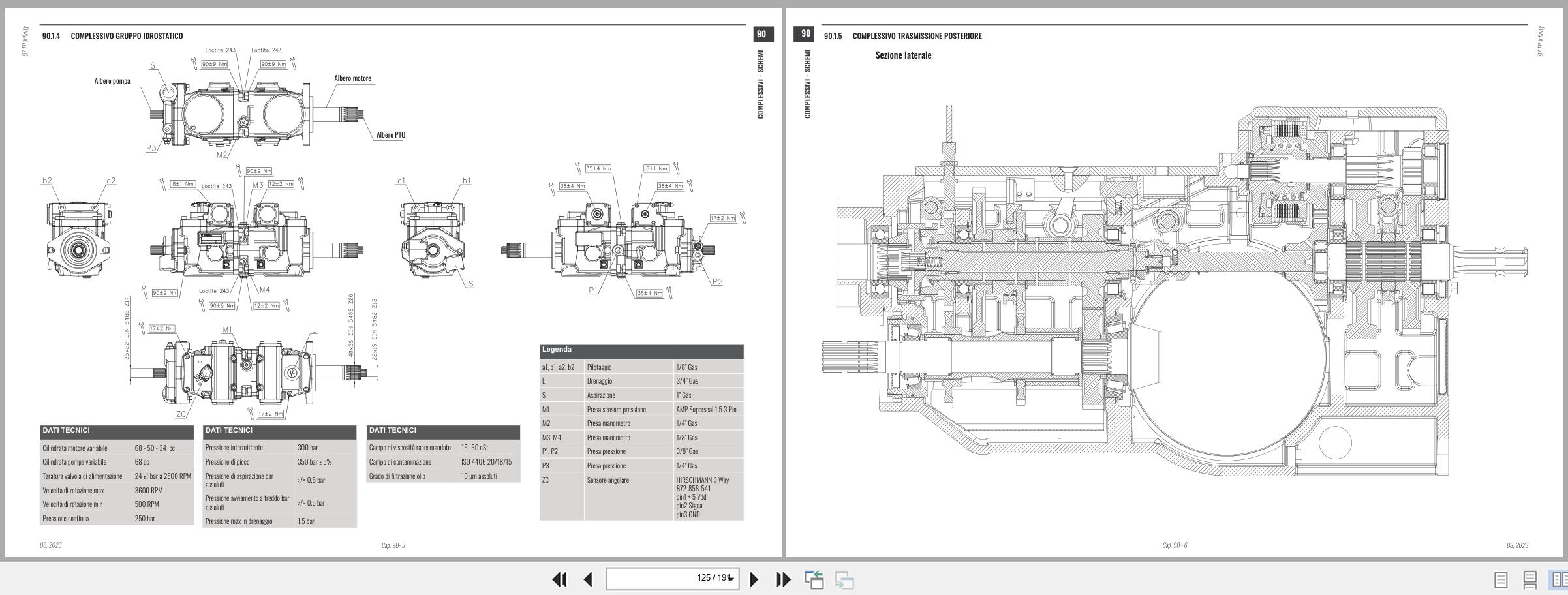 Antonio Carraro Tractor Series 97 TR7600 Infinity Hydraulic Workshop Manual 47311130 IT (3)