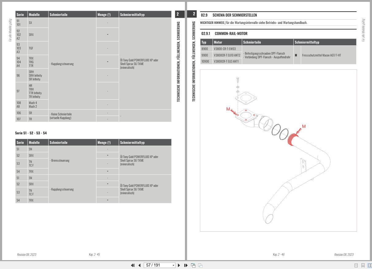 Antonio Carraro Tractor Series 97 TR7600 Infinity Hydraulic Workshop Manual 47311132 DE (2)