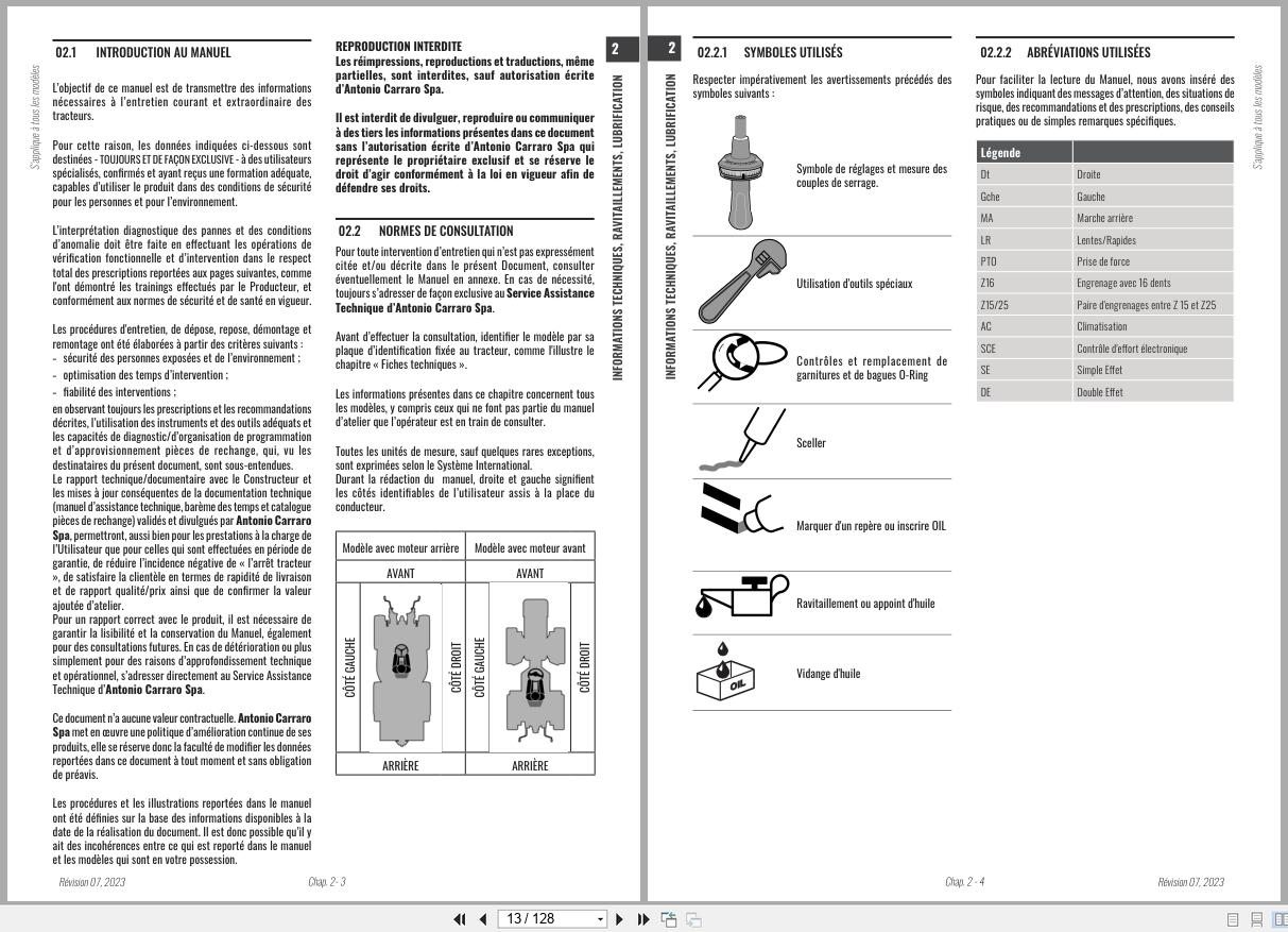 Antonio Carraro Tractor Series 97 TTR7600 Infinity Platform Cab Workshop Manual 47313091 FR (2)