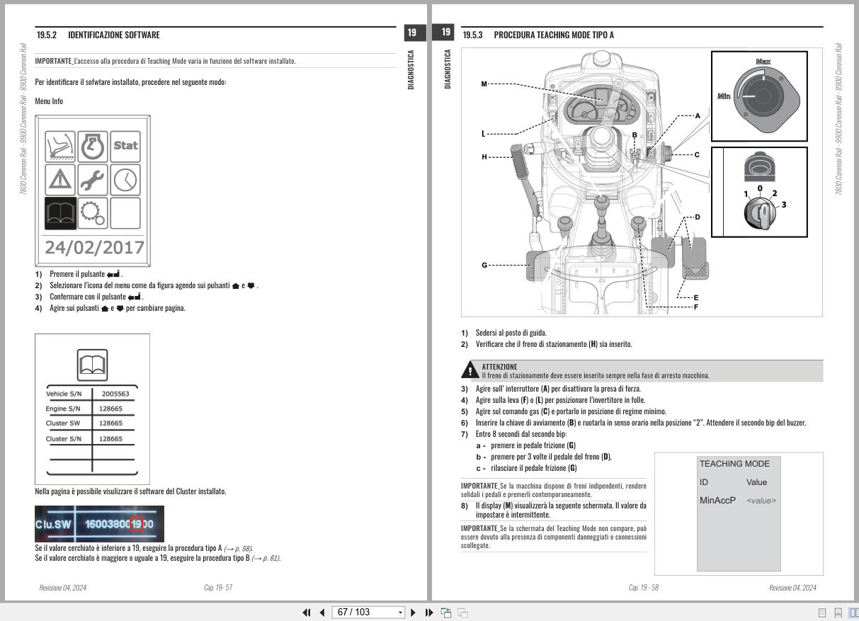 Antonio Carraro Tractor Series ERGIT100 SRX7800 SX9900 Diagnostic Workshop Manual 47307270 IT (3)