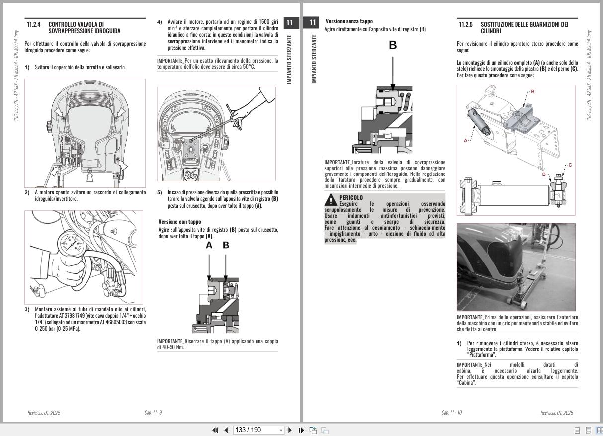 Antonio Carraro Tractor Series Ergit R Mach 4 7900 10900 Axles Workshop Manual 47309380 IT (3)