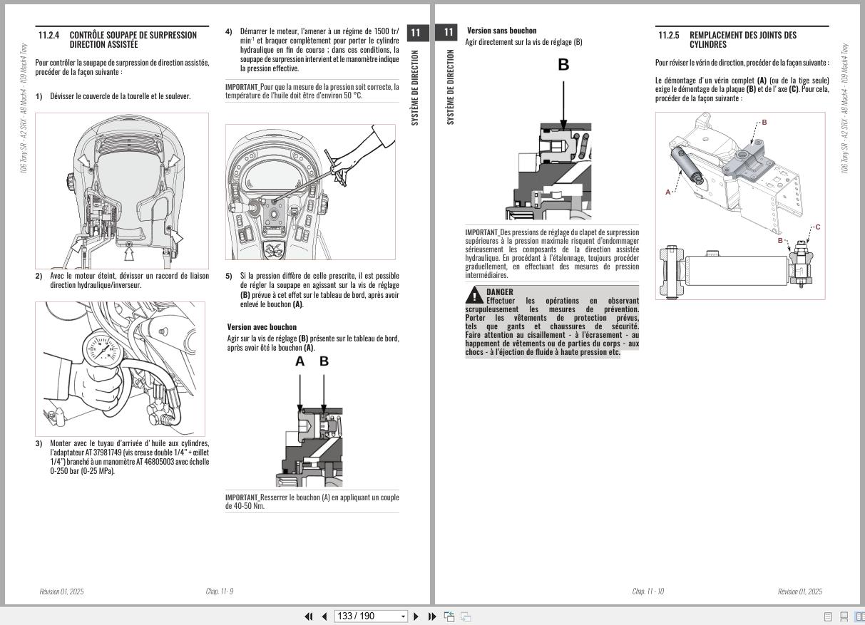 Antonio Carraro Tractor Series Ergit R Mach 4 7900 10900 Axles Workshop Manual 47309381 FR (3)
