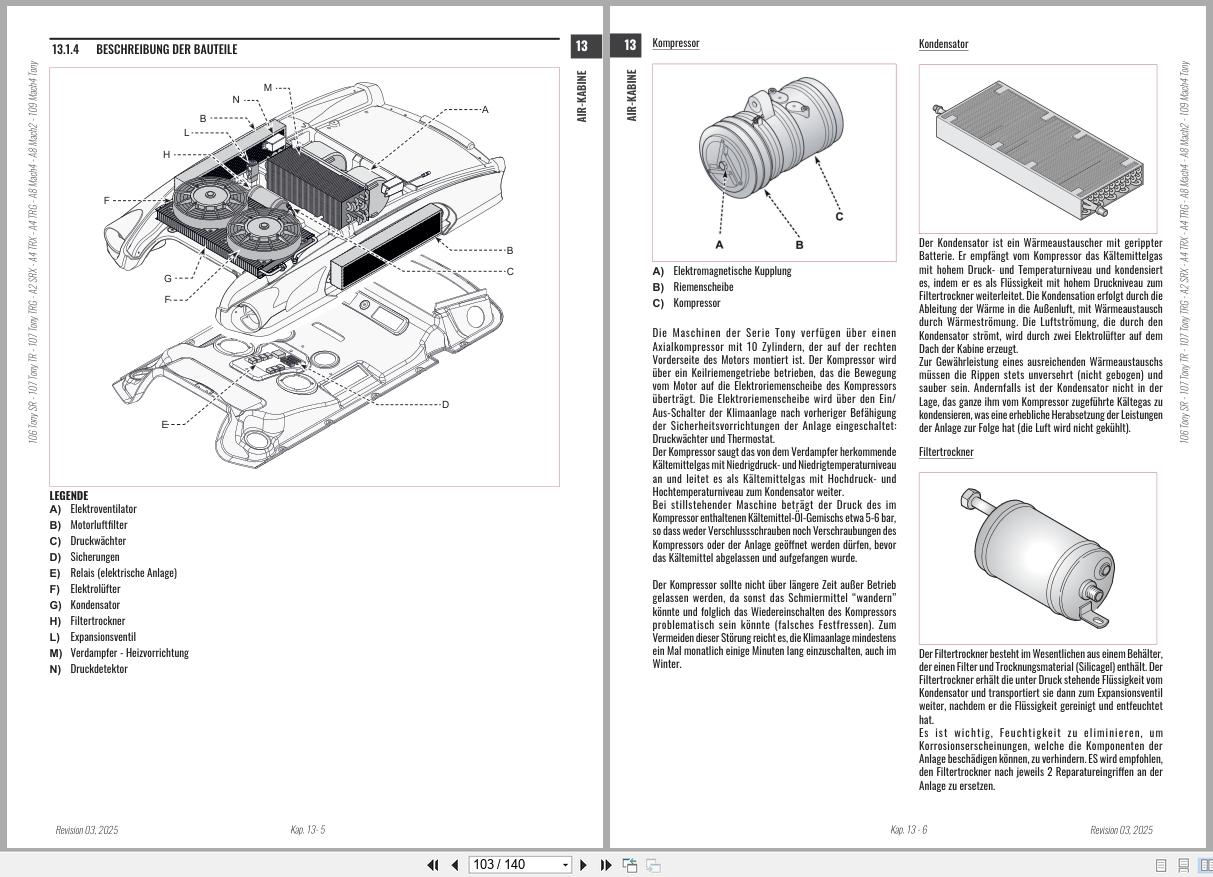 Antonio Carraro Tractor Series Ergit R Mach 4 7900 to 10900 Platform Cab Workshop Manual 47313292 DE (3)