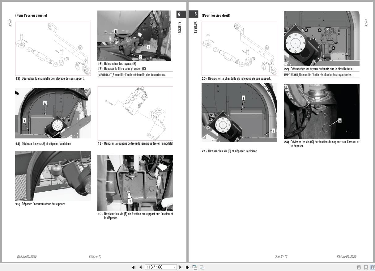 Antonio Carraro Tractor Series Ergit R TGF7900 to TGF10900 Axles Workshop Manual 47309361 FR (2)