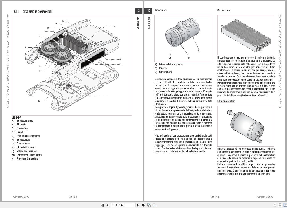 Antonio Carraro Tractor Series Ergit R TRX7900 to TRG10900 Platform Cab Workshop Manual 47313260 IT (3)