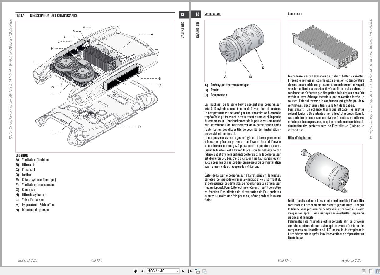 Antonio Carraro Tractor Series Ergit R TRX7900 to TRG10900 Platform Cab Workshop Manual 47313261 FR (3)