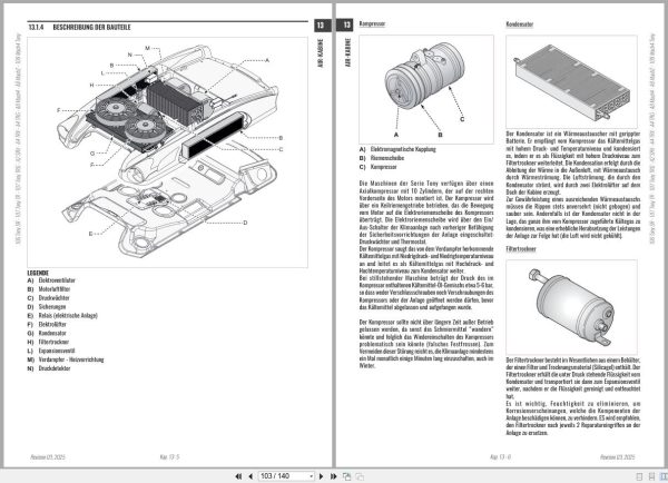 Antonio Carraro Tractor Series Ergit R TRX7900 to TRG10900 Platform Cab Workshop Manual 47313262 DE (3)