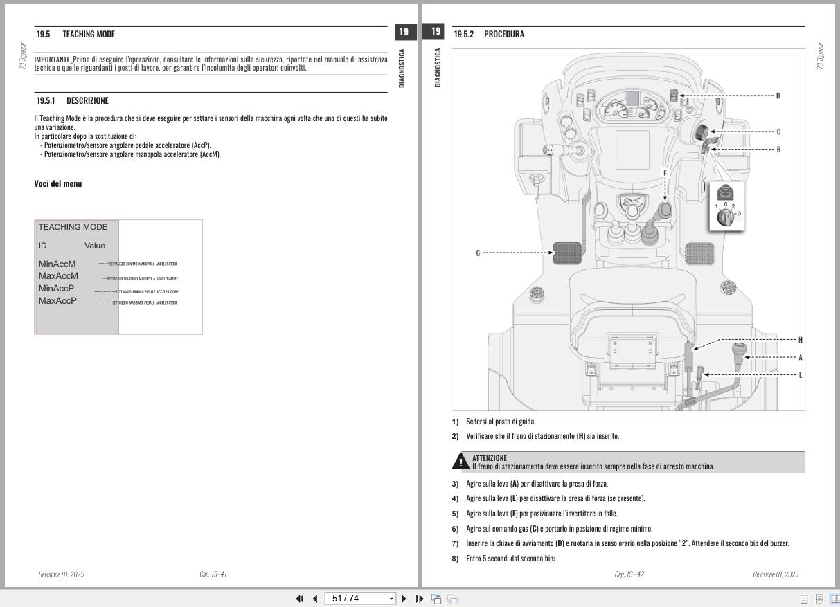 Antonio Carraro Tractor Series Major 5800PC to 6800PL Diagnostic Workshop Manual 47307160 01 IT (3)
