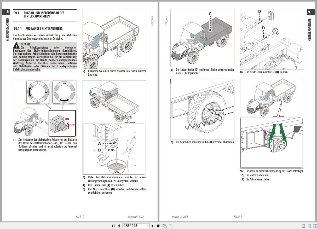 Antonio Carraro Tractor Series Major 5800PC to 6800PL Engine Transmission Workshop Manual 47308312 DE (3)