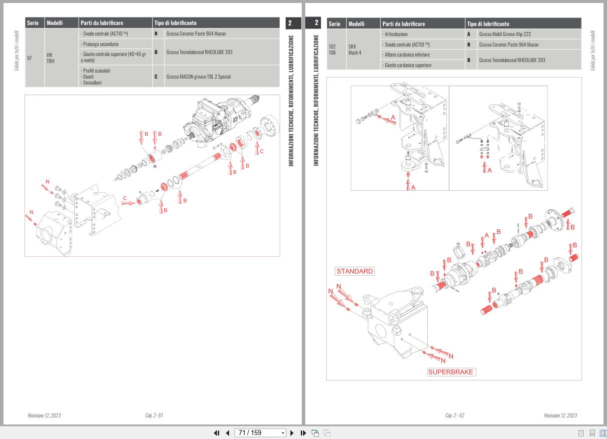 Antonio Carraro Tractor Series Major TC5800F TN5800 Axles Workshop Manual 47309190 IT (2)
