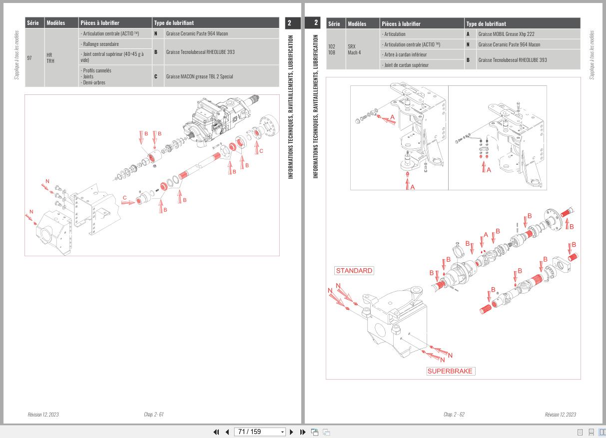 Antonio Carraro Tractor Series Major TC5800F TN5800 Axles Workshop Manual 47309191 FR (2)