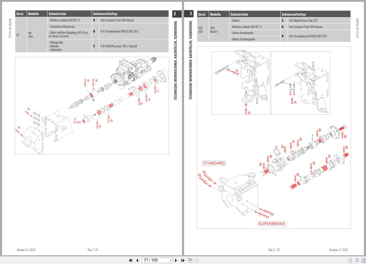 Antonio Carraro Tractor Series Major TC5800F TN5800 Axles Workshop Manual 47309192 DE (2)