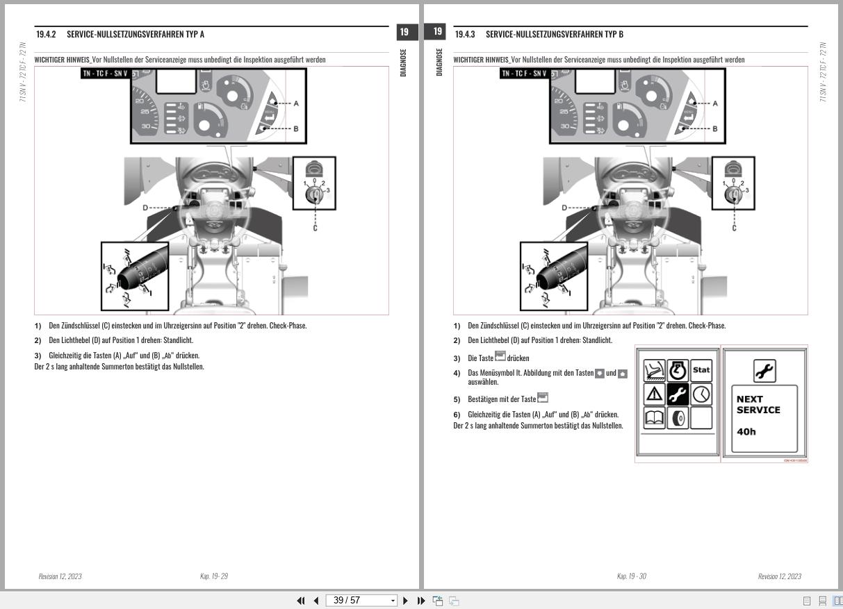 Antonio Carraro Tractor Series Major TC5800F TN5800 Diagnostic Workshop Manual 47307252 DE (3)