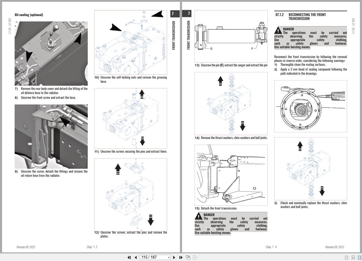 Antonio Carraro Tractor Series TORA SN5800 to SRX6800 Engine Transmission Workshop Manual 47308033 EN (3)