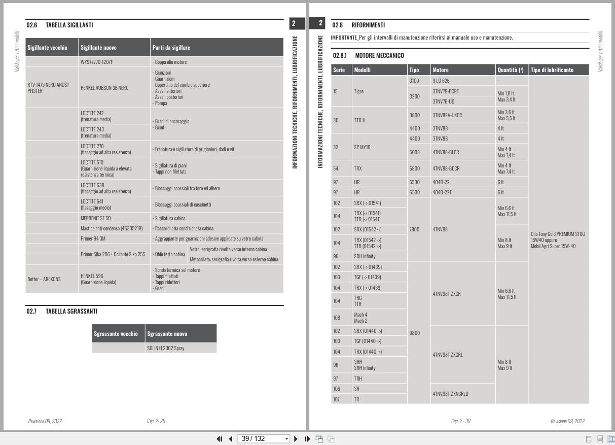 Antonio Carraro Tractor Series TORA SN5800 to SRX6800 Platform Cab Workshop Manual 47313030 IT (2)