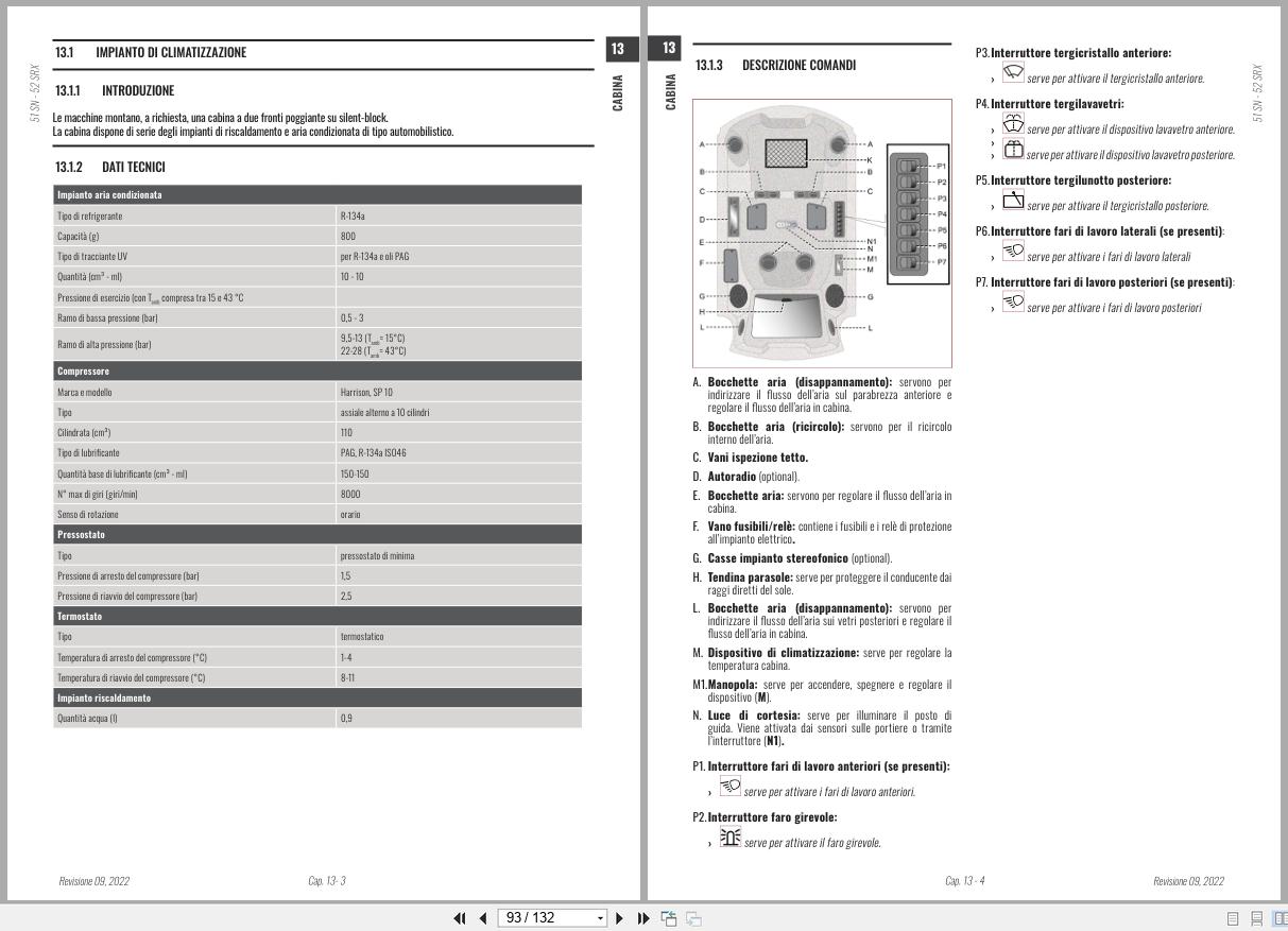 Antonio Carraro Tractor Series TORA SN5800 to SRX6800 Platform Cab Workshop Manual 47313030 IT (3)