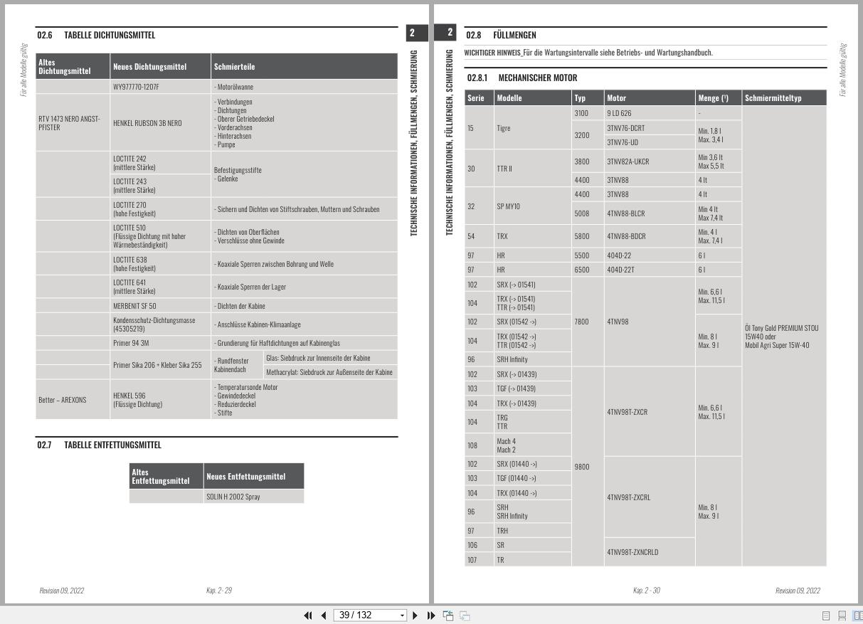 Antonio Carraro Tractor Series TORA SN5800 to SRX6800 Platform Cab Workshop Manual 47313032 DE (2)