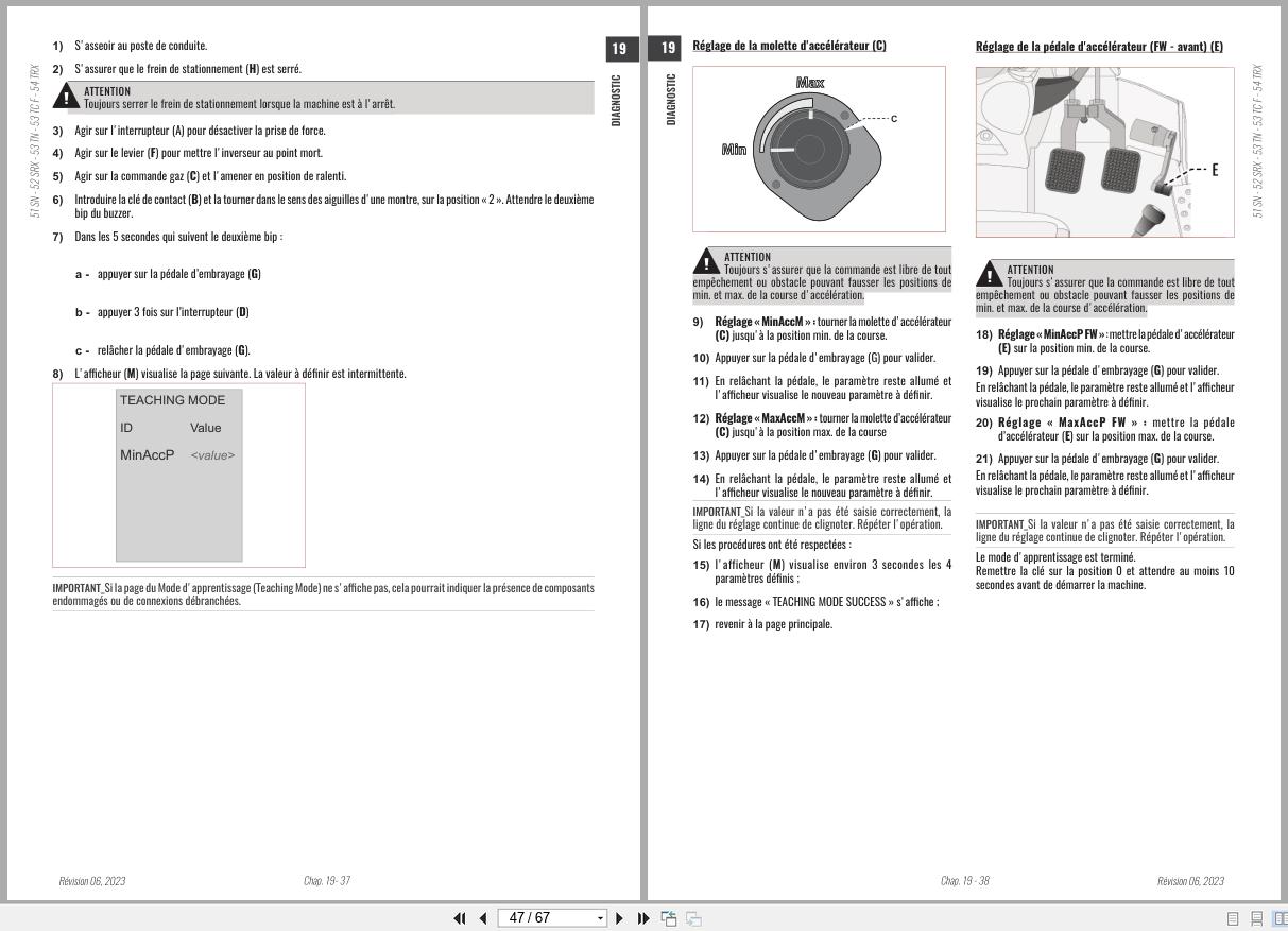 Antonio Carraro Tractor Series TORA TN5800 TN6800 Diagnostic Workshop Manual 47307221 FR (3)
