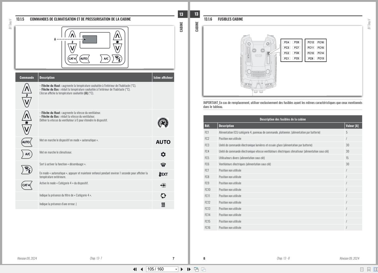 Antonio Carraro Tractor Tony 8700V 11700V Platform Cab Workshop Manual 47313131 01 FR (3)
