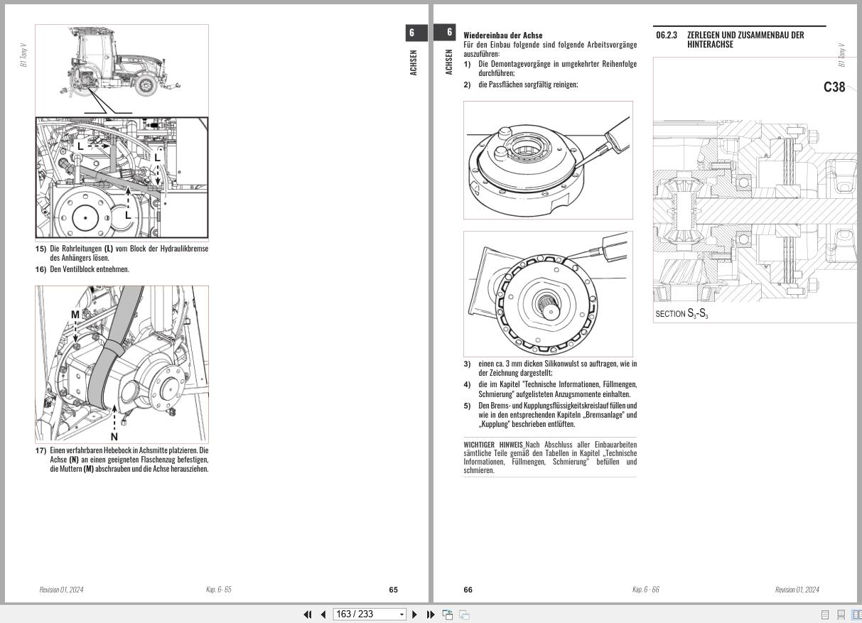 Antonio Carraro Tractor Tony 8700V Axles Workshop Manual 47309212 01 DE (3)