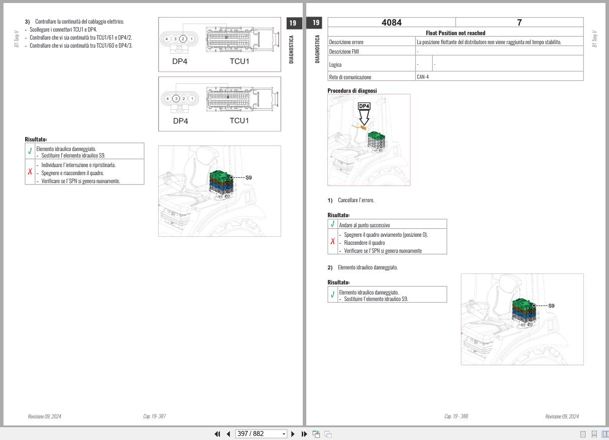 Antonio Carraro Tractor Tony 8700V Diagnostic Workshop Manual 47307110 02 IT (2)