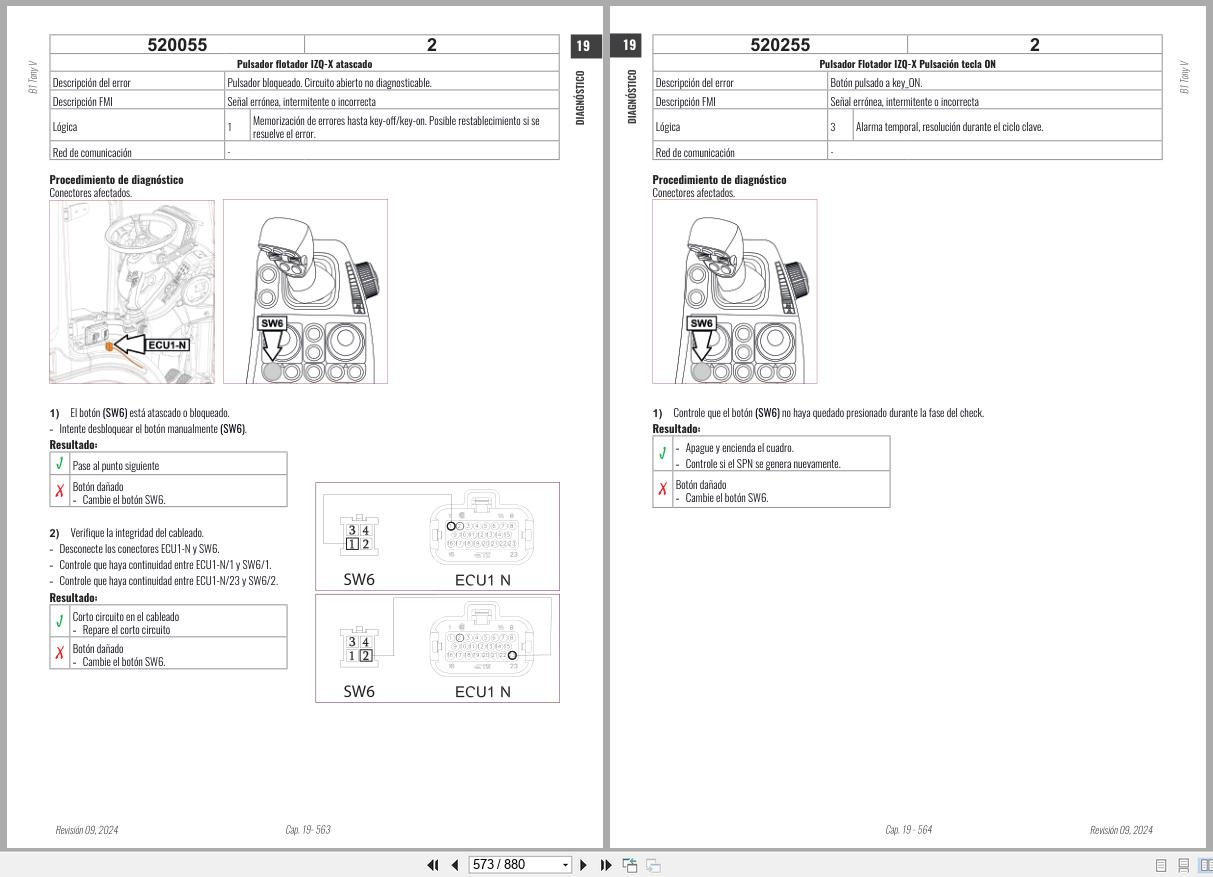 Antonio Carraro Tractor Tony 8700V Diagnostic Workshop Manual 47307114 02 ES (2)