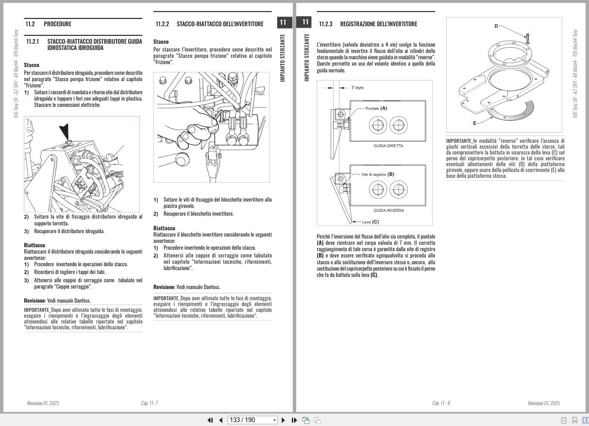 Antonio Carraro Tractor Tony Mach4 10900 8900 Axles Workshop Manual 47309320 IT (3)
