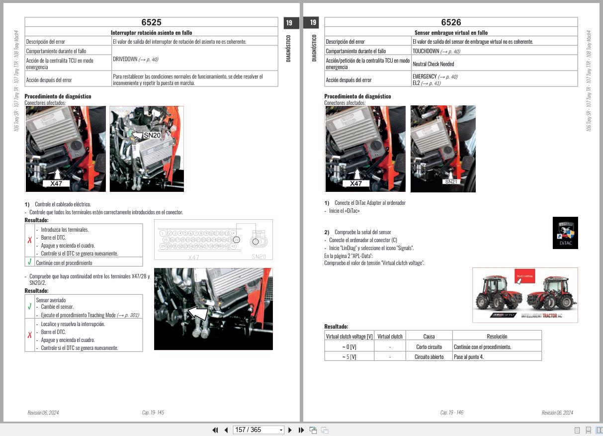 Antonio Carraro Tractor Tony SR8900 to SR10900 Diagnostic Workshop Manual 47307054 02 ES (2)