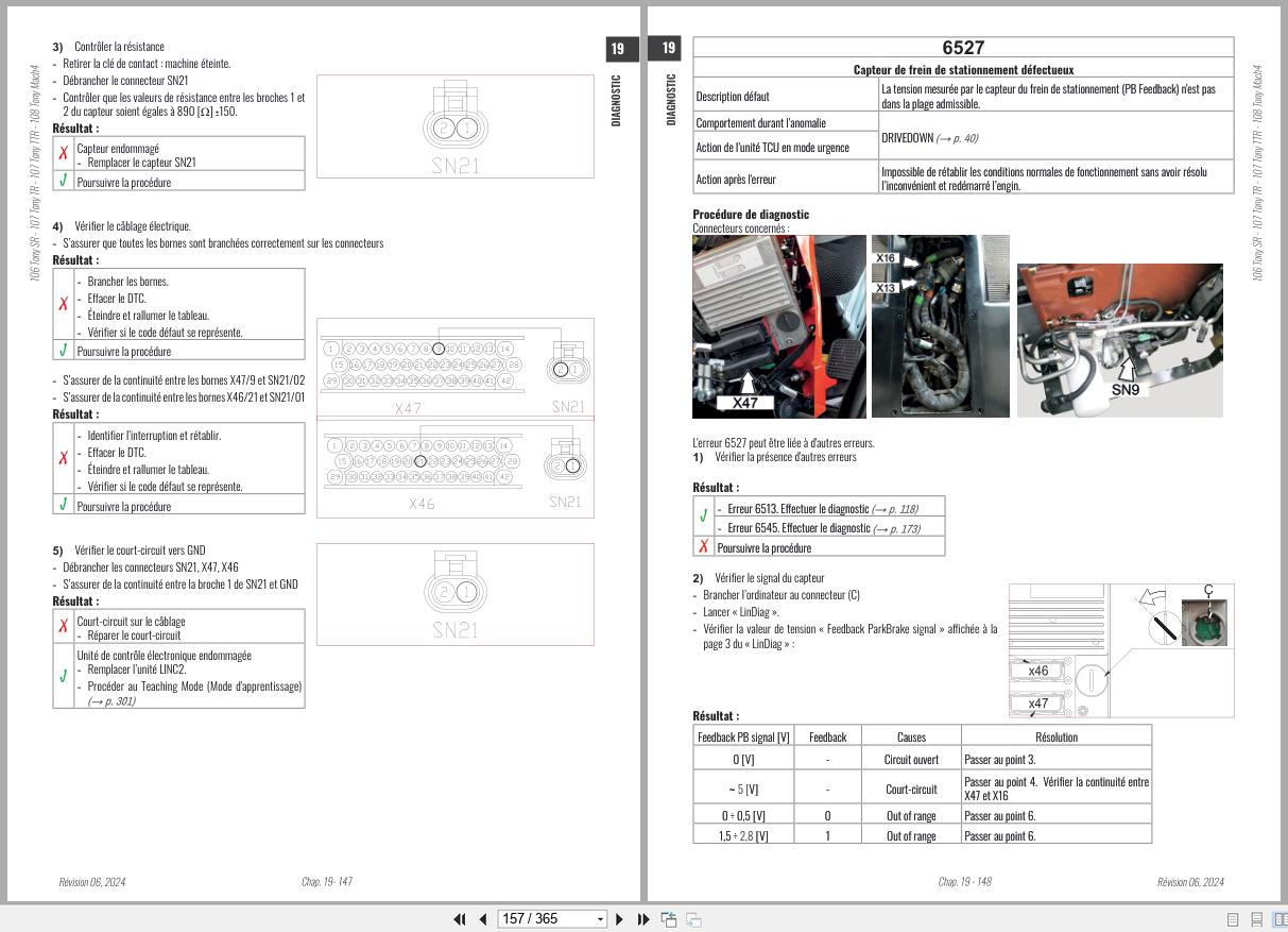Antonio Carraro Tractor Tony TR8900 to TR10900 Diagnostic Workshop Manual 47307061 02 FR (2)