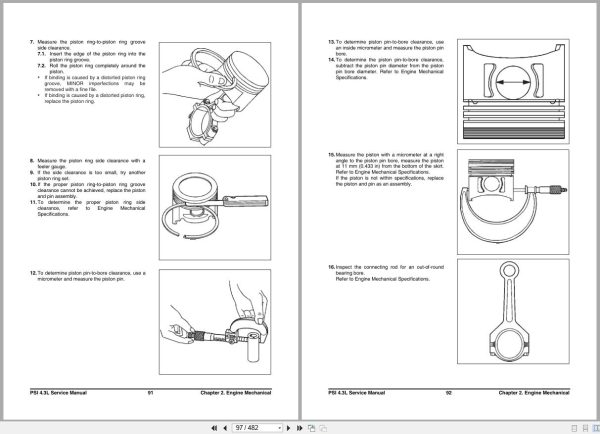 Bobcat Engine PSI4.3L Service Manual DSB4460E00 (2)