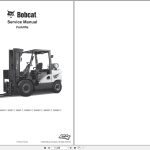 Bobcat Forklift G35S 7 to G55SC 7 Service Manual DSB4476E00 (1)