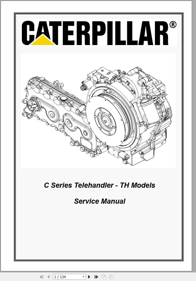 CAT Telehandler C Series TH Models Transmission Service Manual (1)
