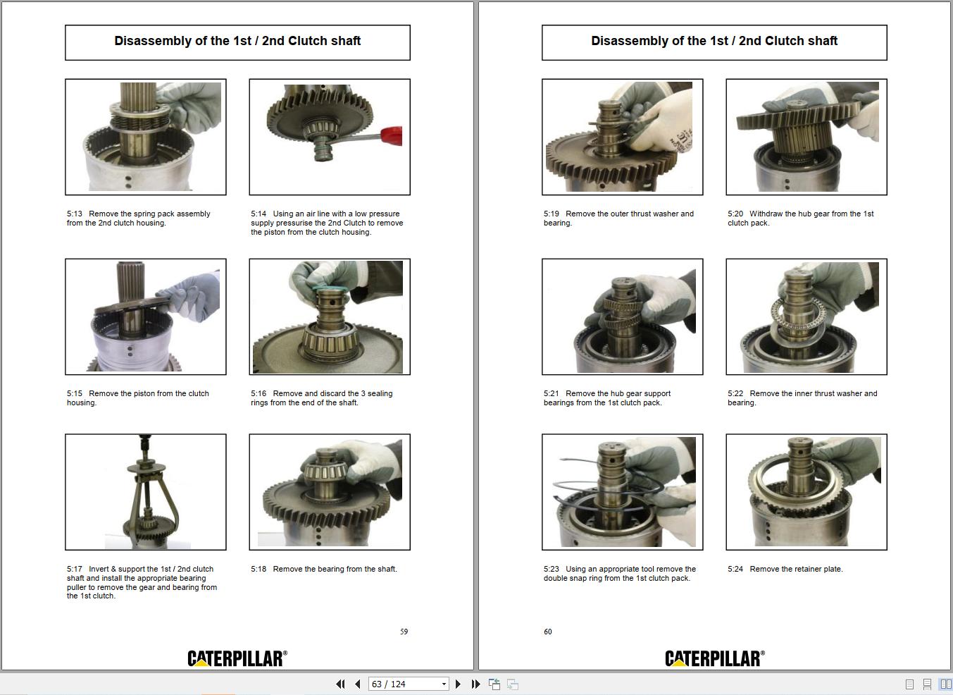 CAT Telehandler C Series TH Models Transmission Service Manual (2)