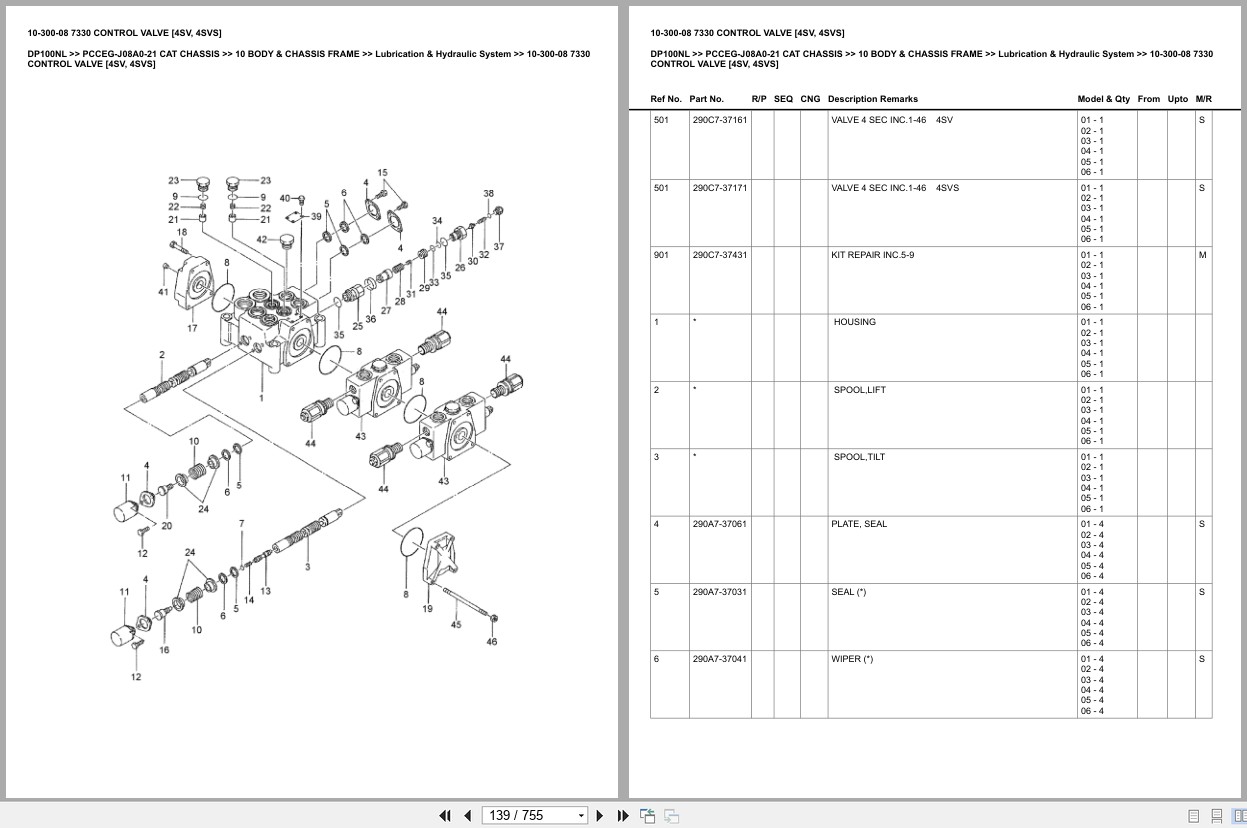 Caterpillar Forklift DP100NL Europe Parts Catalog (2)