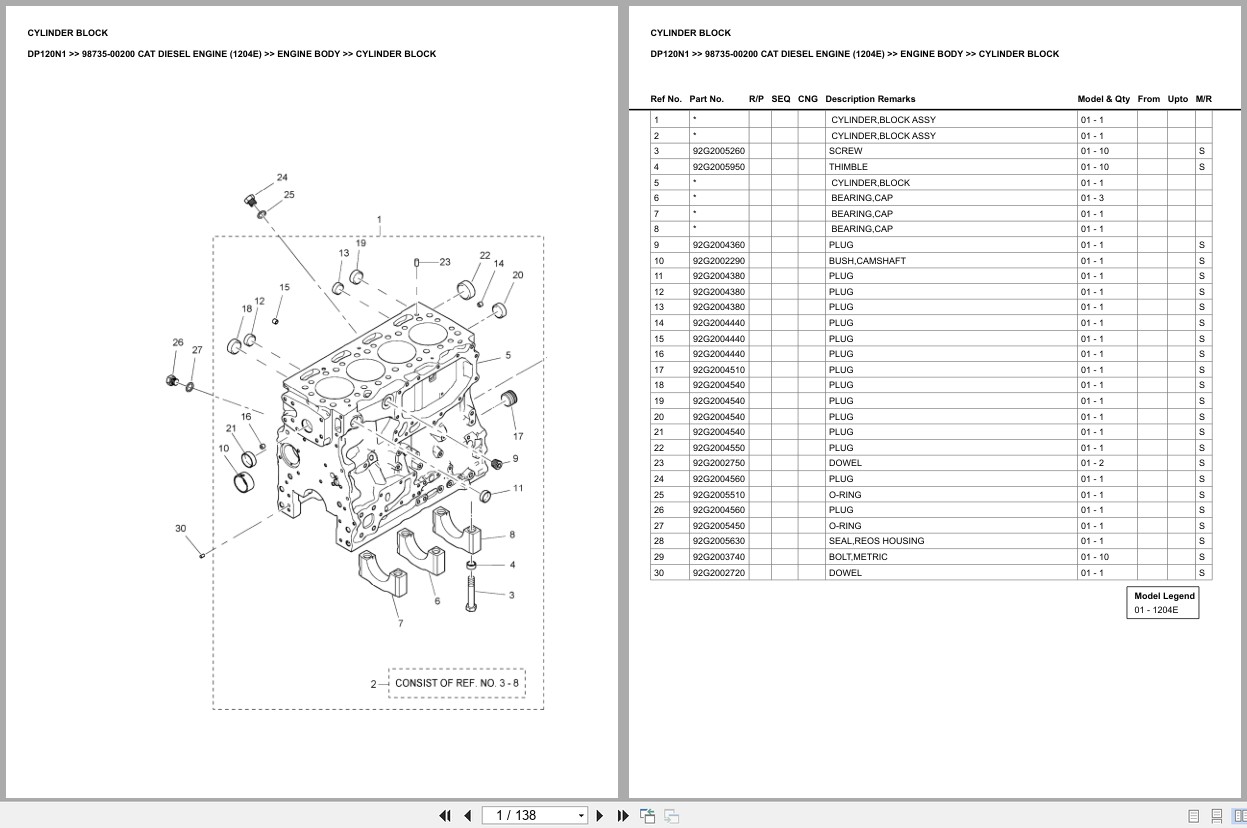 Caterpillar Forklift DP120N1 Europe Parts Catalog (1)