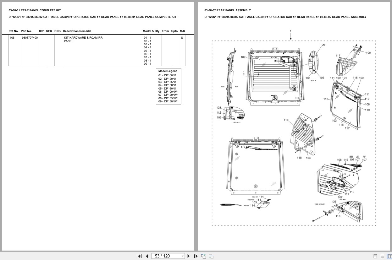 Caterpillar Forklift DP120N1 Europe Parts Catalog (2)