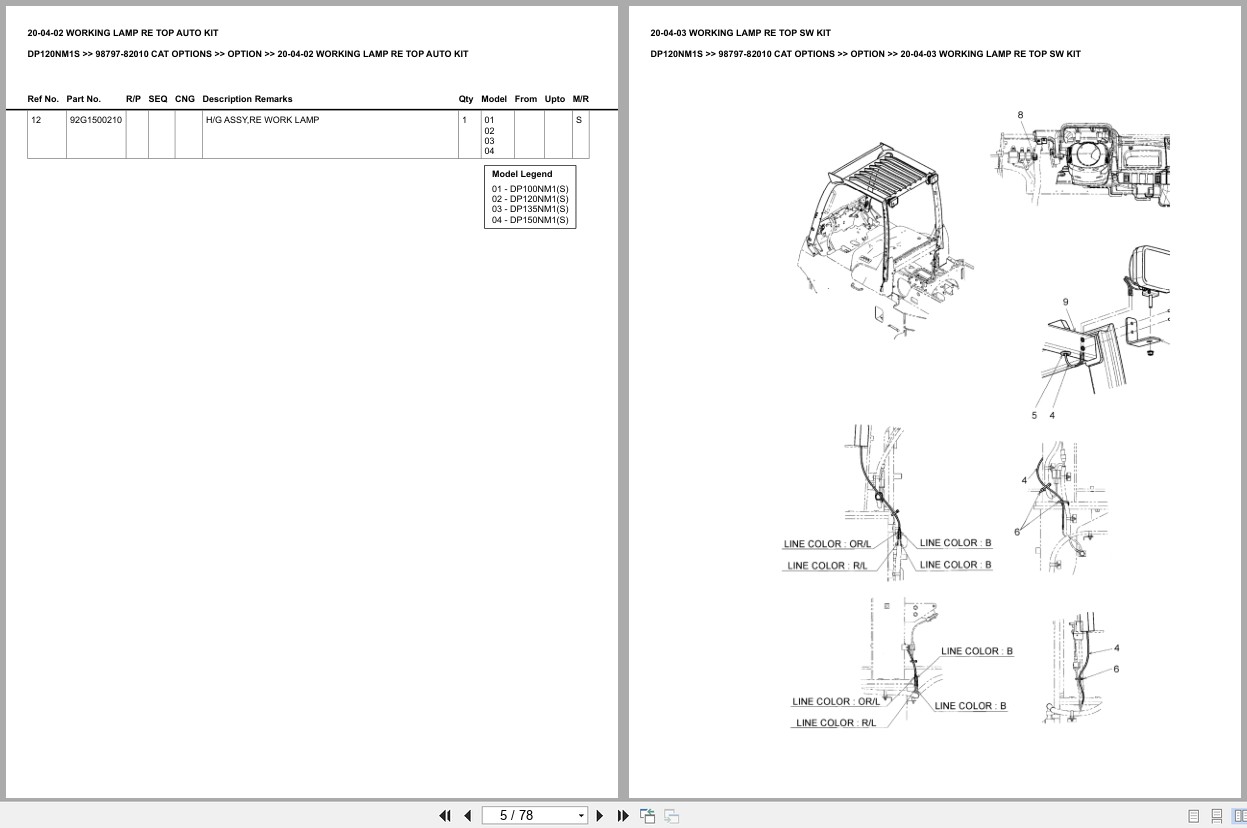 Caterpillar Forklift DP120NM1S Europe Parts Catalog (2)