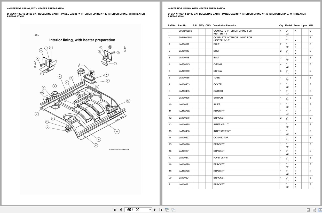 Caterpillar Forklift DP25N Europe Parts Catalog (2)