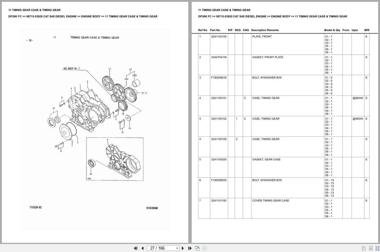 Caterpillar Forklift DP30K FC Europe Parts Catalog (2)