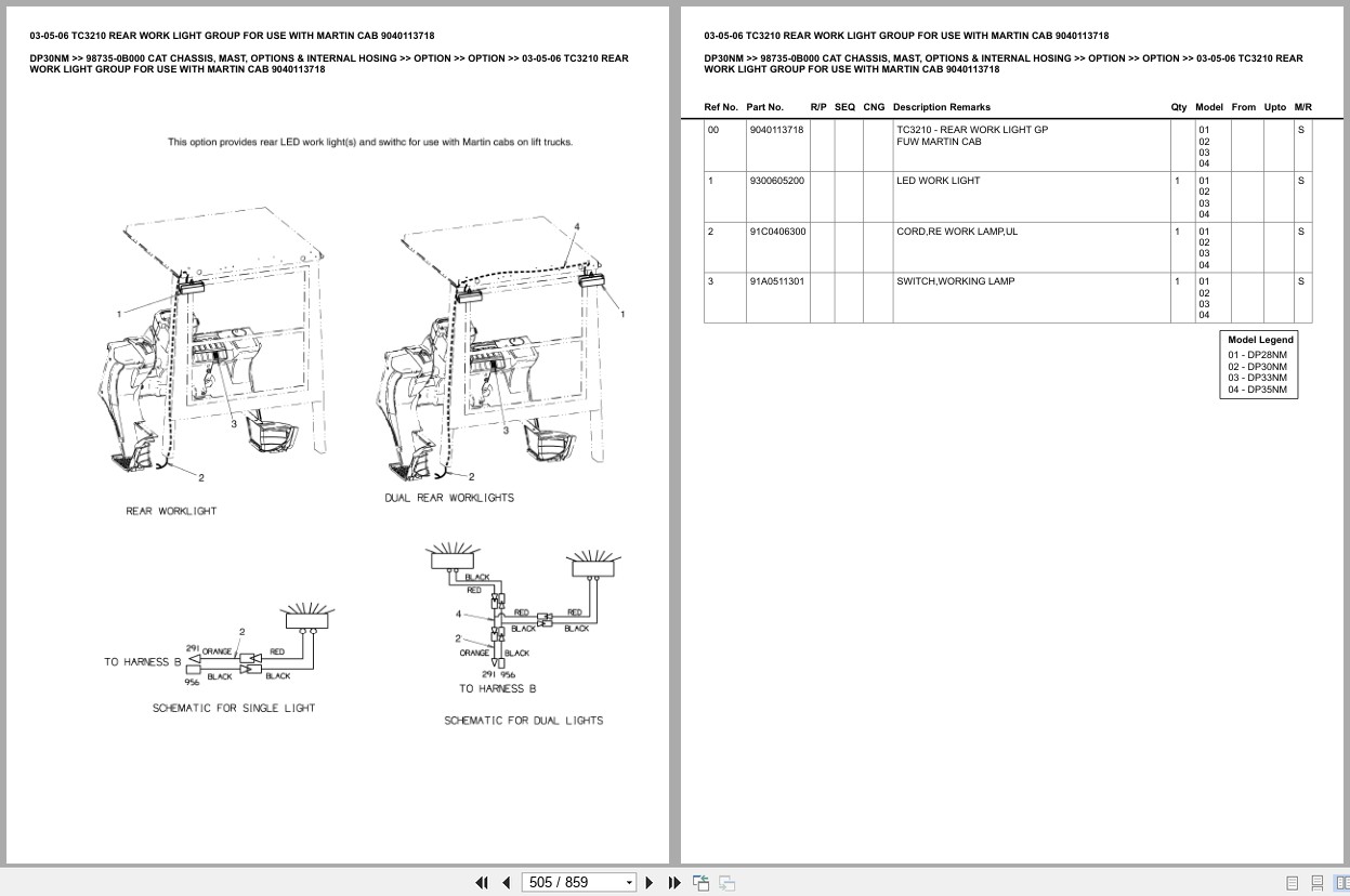 Caterpillar Forklift DP30NM Europe Parts Catalog (2)