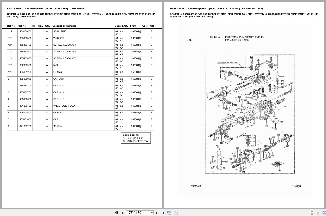 Caterpillar Forklift DP30NT Europe Parts Catalog (2)