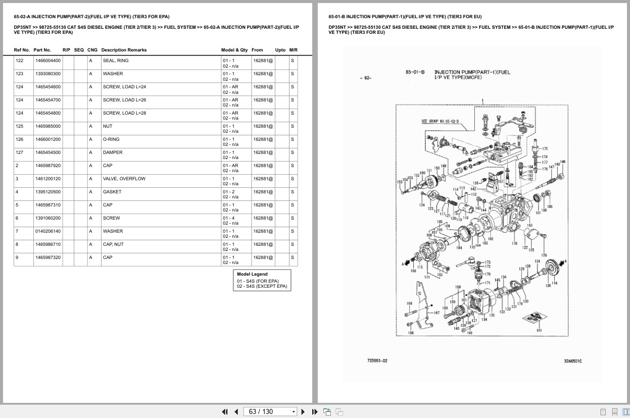 Caterpillar Forklift DP35NT Europe Parts Catalog (2)