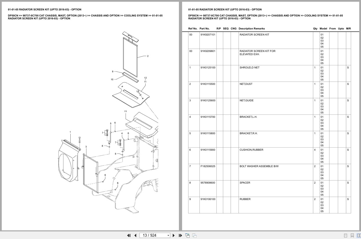 Caterpillar Forklift DP50CN Europe Parts Catalog (2)
