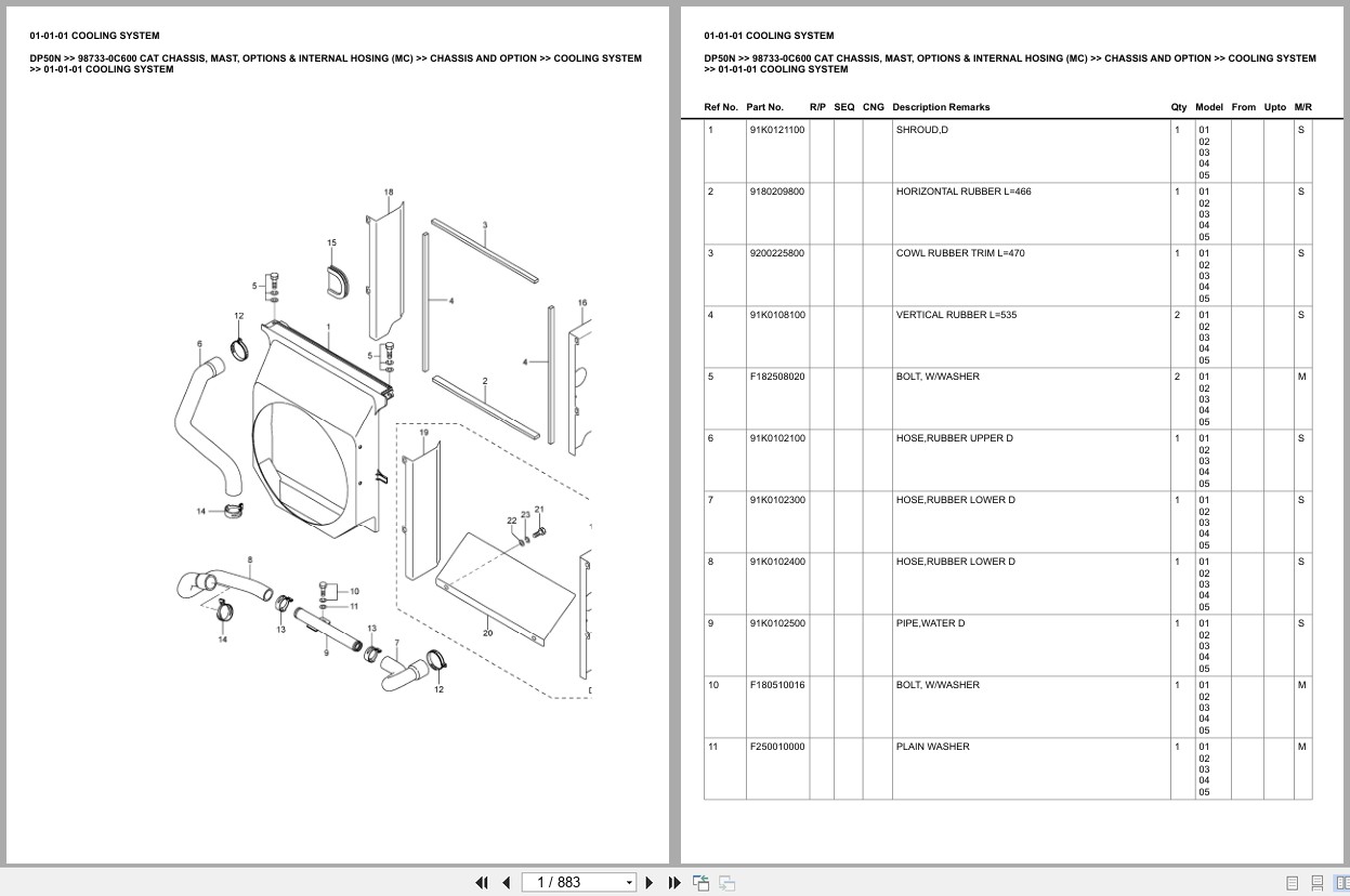 Caterpillar Forklift DP50N Europe Parts Catalog (2)