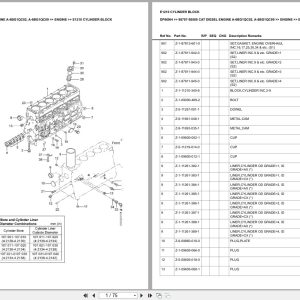 Caterpillar Forklift DP60NH Europe Parts Catalog (1)