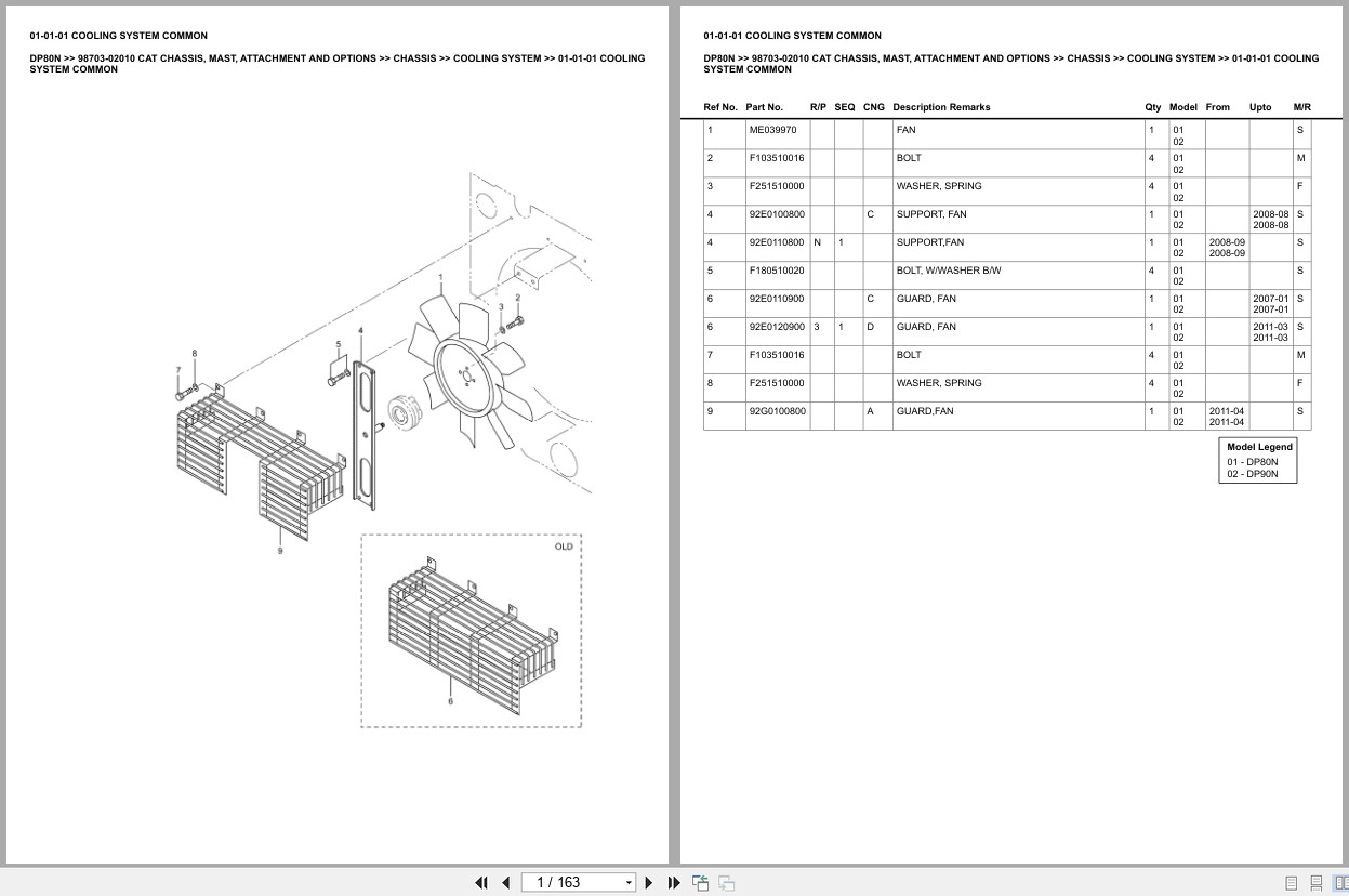 Caterpillar Forklift DP80N Europe Parts Catalog (1)