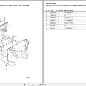 Caterpillar Forklift EP13TCBJ Europe Parts Catalog (1)