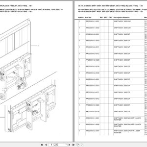 Caterpillar Forklift EP15CB Europe Parts Catalog (1)
